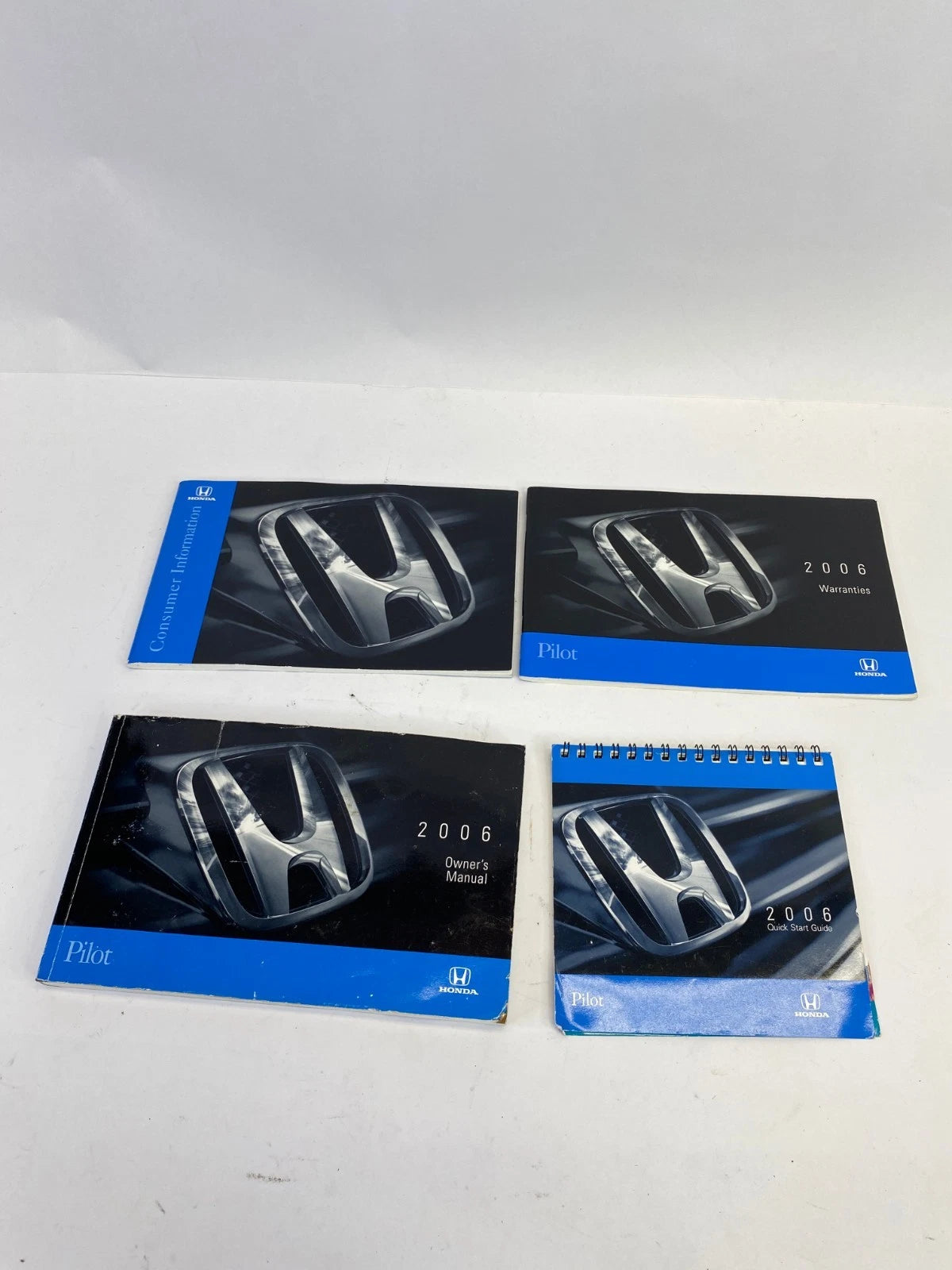2006 HONDA PILOT OWNERS MANUAL USER GUIDE BOOKLET SET AND QUICK INFO OEM FACTORY