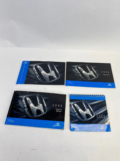 2006 HONDA PILOT OWNERS MANUAL USER GUIDE BOOKLET SET AND QUICK INFO OEM FACTORY