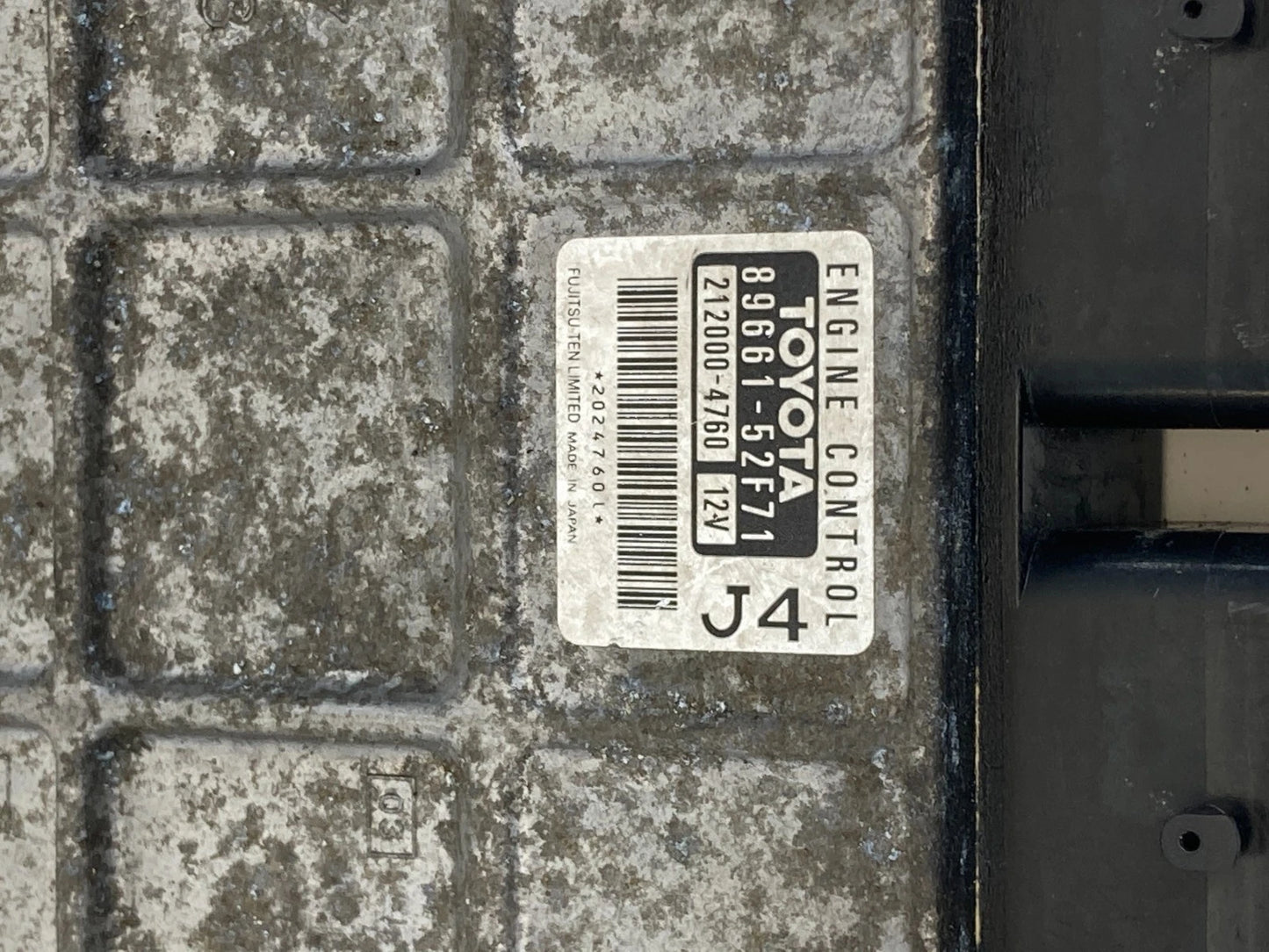 08 09 SCION XD 1.8L A/T ENGINE COMPUTER CONTROL MODULE ECM ECU PCM 89661-52F71