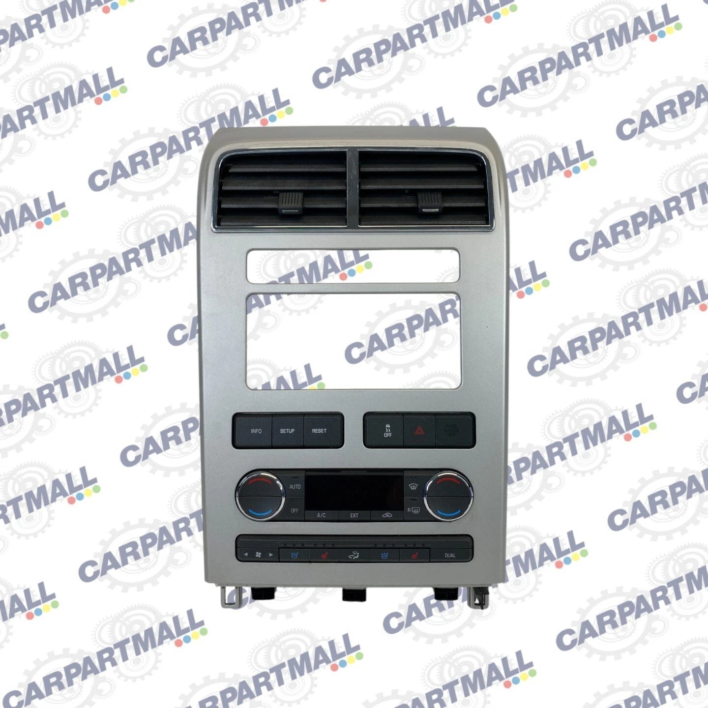 07-10 LINCOLN MKX DASH CLIMATE CONTROL HEAT SEAT RADIO BEZEL TRIM 8A13-18C612-BD