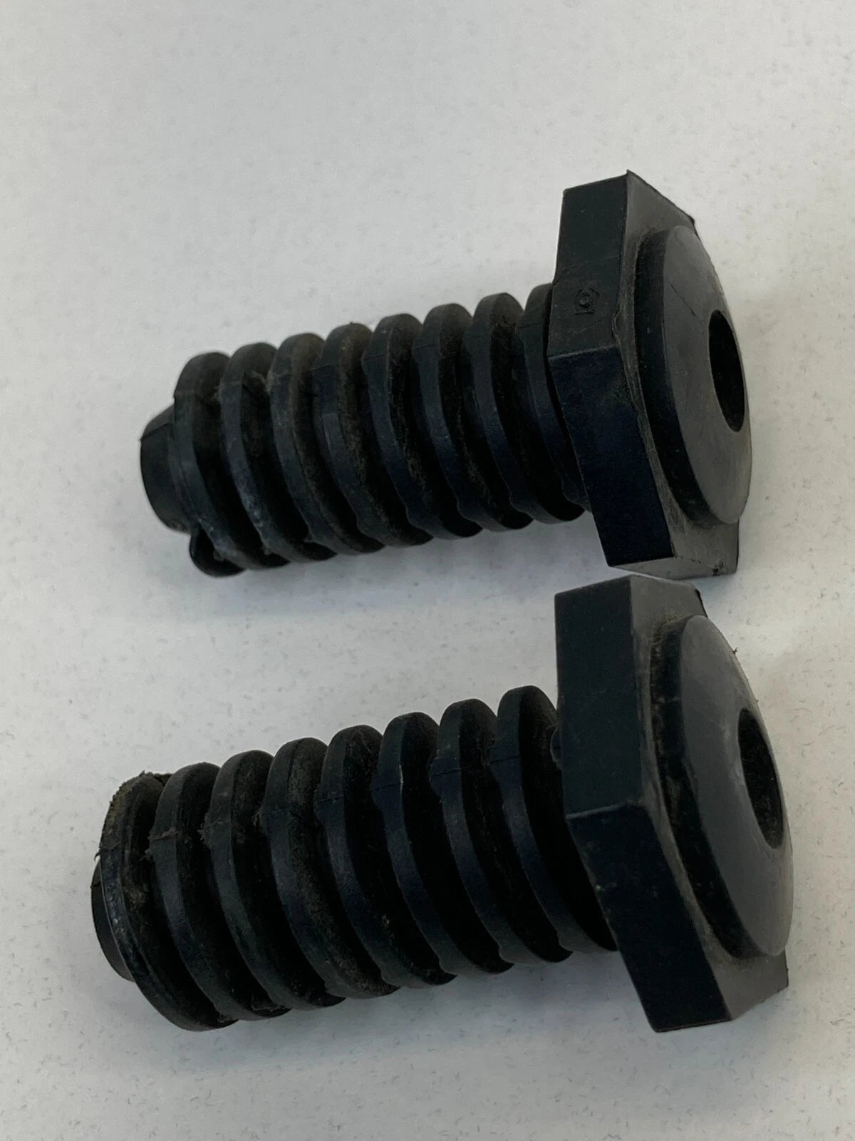 2012-2015 RAM CARGO VAN C/V FRONT HOOD BUMPER RUBBER ADJUSTMENT PAIR OEM