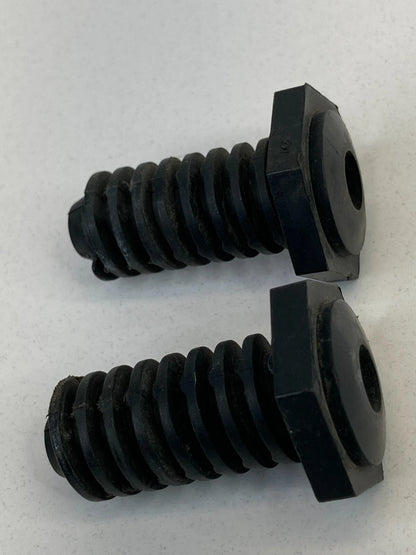 2012-2015 RAM CARGO VAN C/V FRONT HOOD BUMPER RUBBER ADJUSTMENT PAIR OEM
