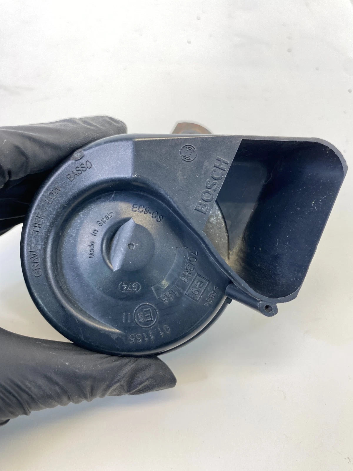 2007-2012 MERCEDES GL450 FRONT LOW TONE BUMPER HORN ASSEMBLY OEM