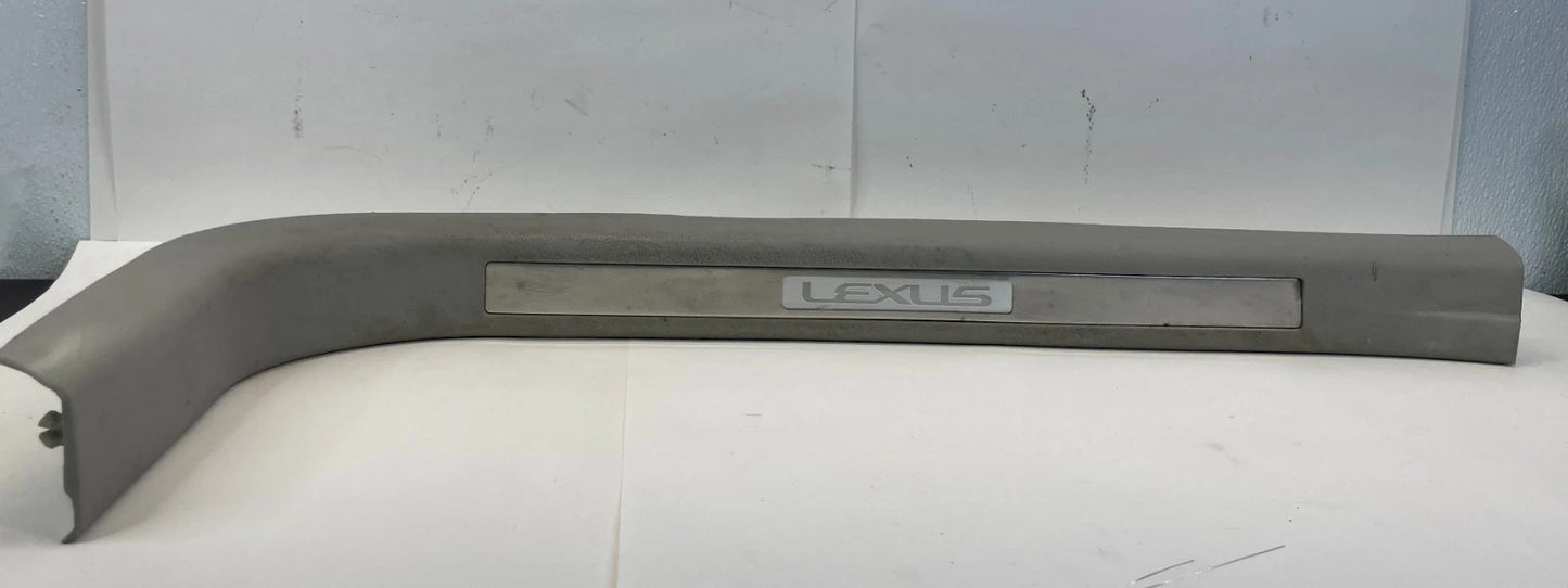 2007 2008 LEXUS RX350 FRONT LEFT SIDE DOOR SILL TRIM SCUFF PLATE WITH LAMP OEM