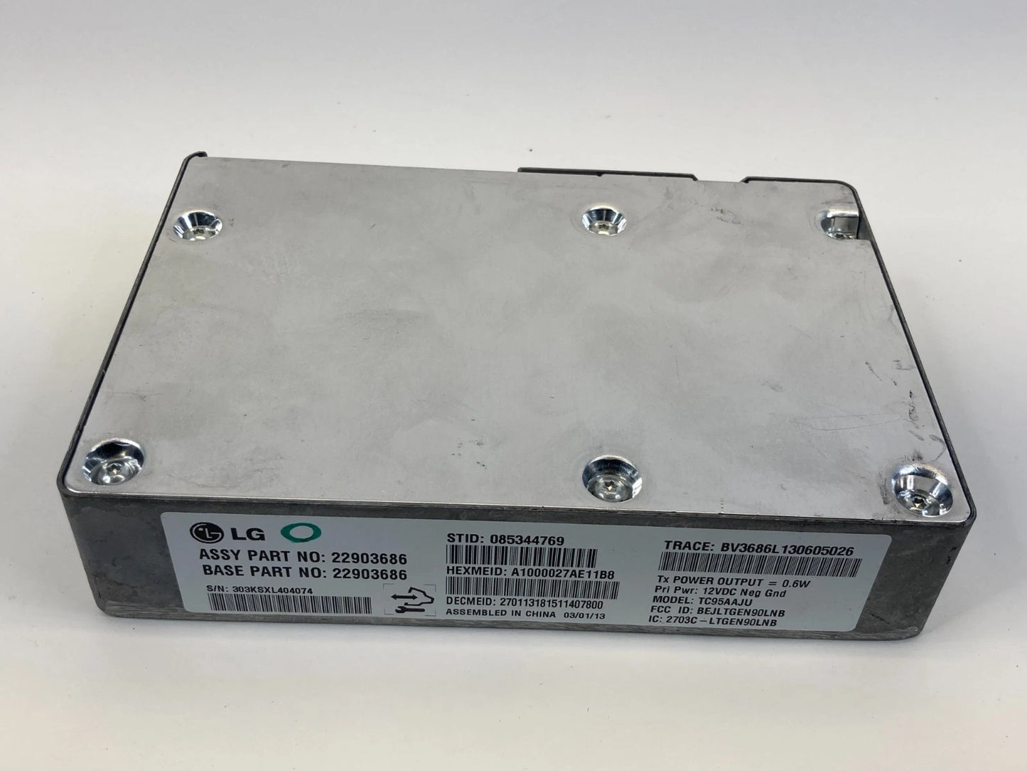 2013 BUICK LACROSSE TELEMATICS COMMUNICATION CONTROL MODULE ONSTAR 22903686 OEM