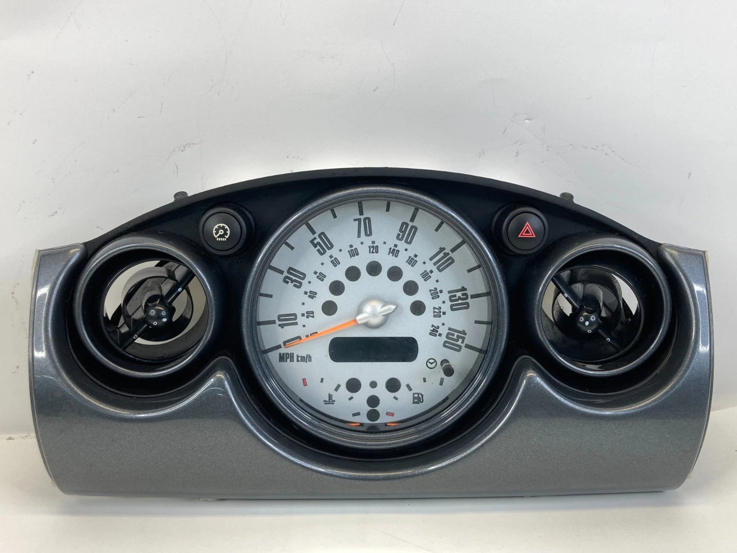 2004-2008 MINI COOPER CENTER DASH SPEEDOMETER CLUSTER W/ PANEL UNKNOWN MILES OEM