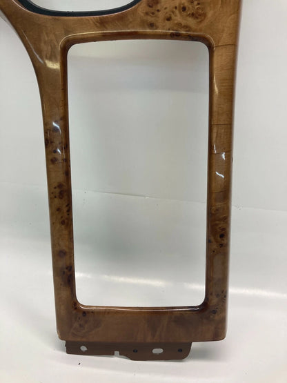 00-06 BMW E53 X5 CENTER CONSOLE SHIFT SHIFTER BEZEL TRIM WOODGRAIN 9408021 OEM