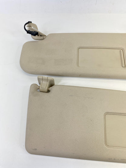 2009-2017 Volkswagen CC Roof Left & Right Sunvisor Set Sun Visor Shade OEM