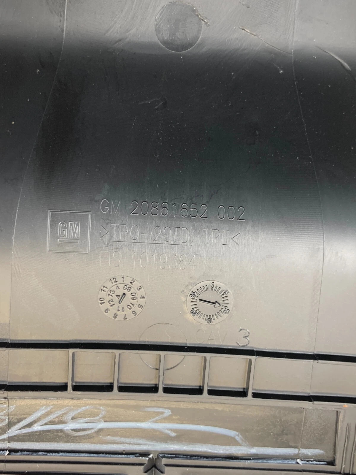 2010-2017 GMC TERRAIN DASH INSTRUMENT PANEL CLUSTER TRIM PANEL BEZEL 20861652