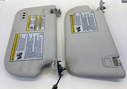 2013-2019 FORD ESCAPE SUN VISOR RH & LH PAIR SET GRAY LIGHTED W/ HOMELINK OEM