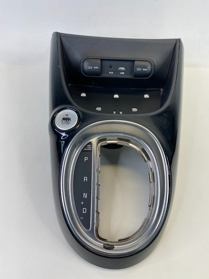 14-16 Kia Soul Center Console A/T Shifter Bezel Trim W/ Start Button 84630-B2000