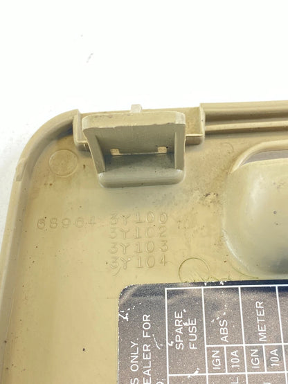 2000 2001 2002 2003 NISSAN MAXIMA INTERIOR FUSE BOX COVER ACCESS DOOR LID OEM