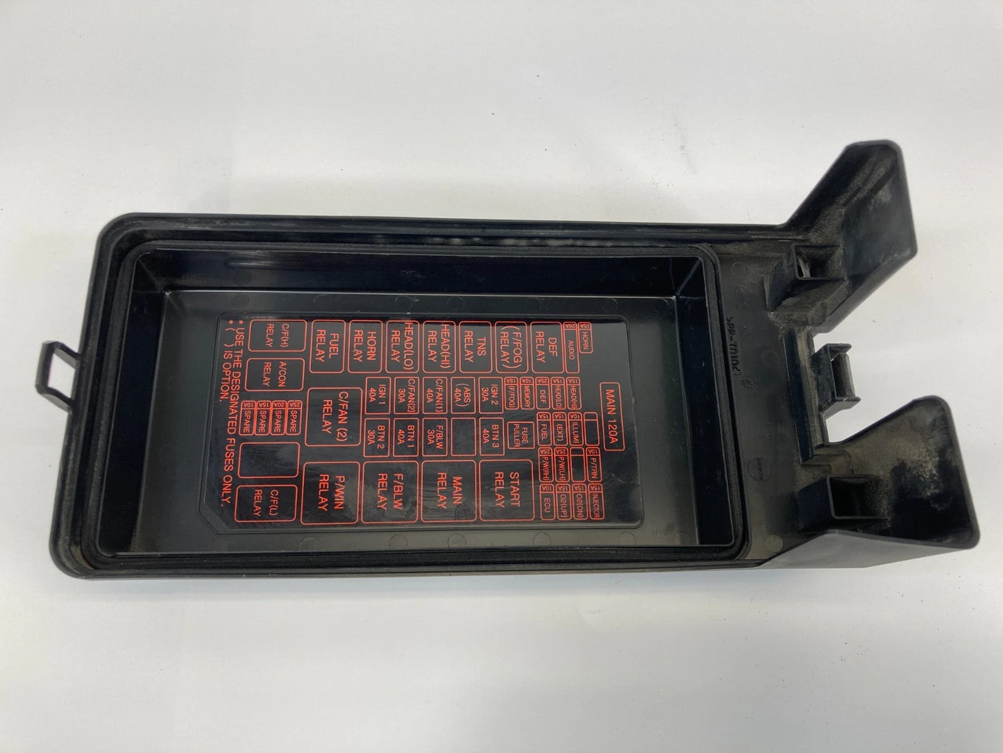 2003 04 05 2006 KIA SORENTO 3.5L V6 UPPER FUSE BOX COVER LID OEM