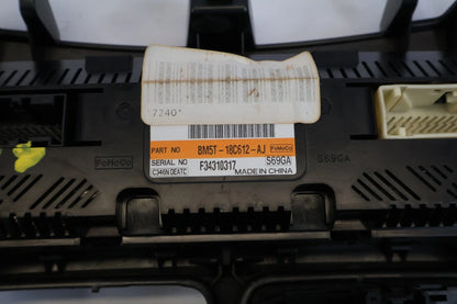 2012 12 FORD FOCUS A/C HEATER TEMP CLIMATE CONTROL SWITCH ASSY BM5T18C612AJ OEM