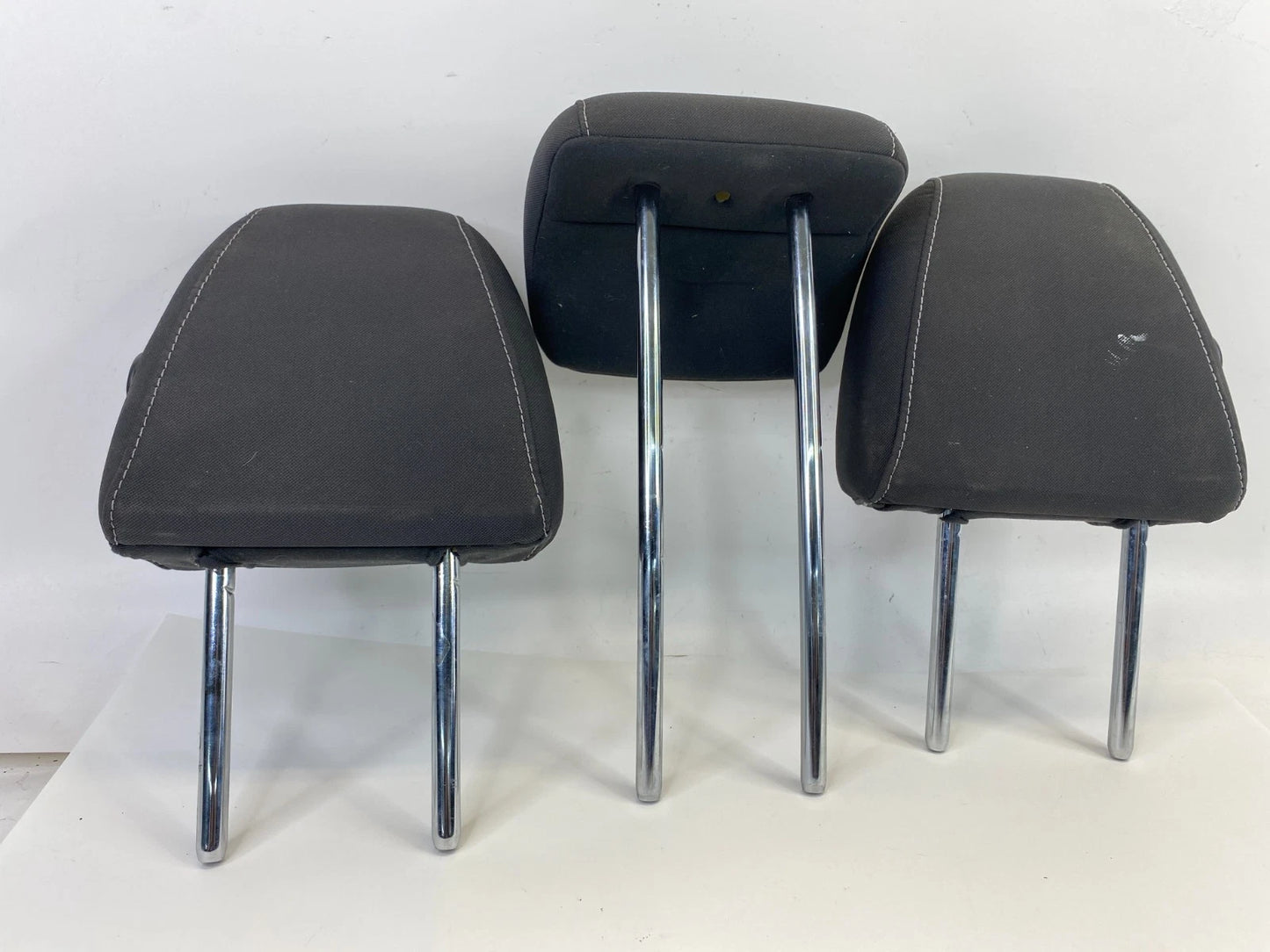 2013 2014 2015 FORD ESCAPE REAR BACK SEAT HEADRESTS SET OF 3 CLOTH OEM