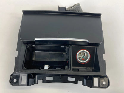 2009-2016 AUDI A4 CENTER CONSOLE POWER OUTLET ASHTRAY COMPARTIMENT STORAGE OEM