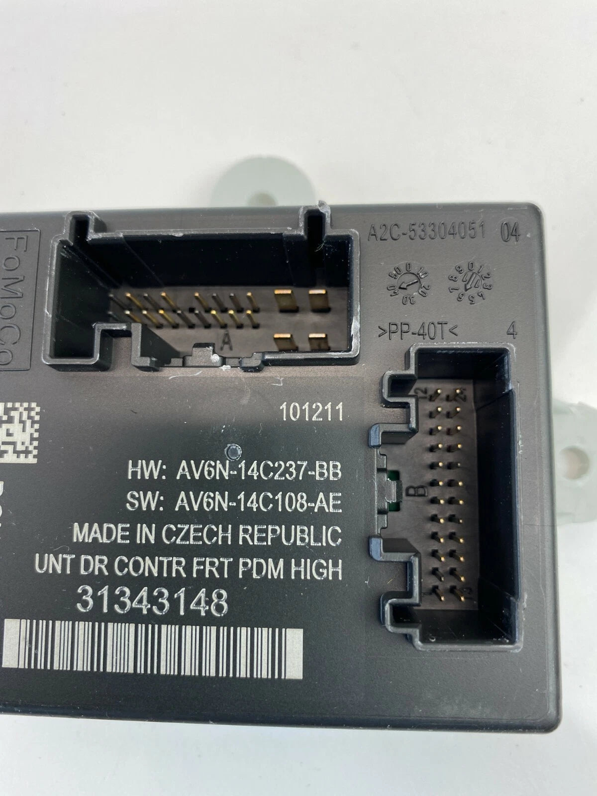 2011 2012 2013 VOLVO S60 FRONT RIGHT PASSENGER SIDE DOOR CONTROL MODULE UNIT OEM