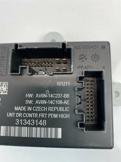 2011 2012 2013 VOLVO S60 FRONT RIGHT PASSENGER SIDE DOOR CONTROL MODULE UNIT OEM