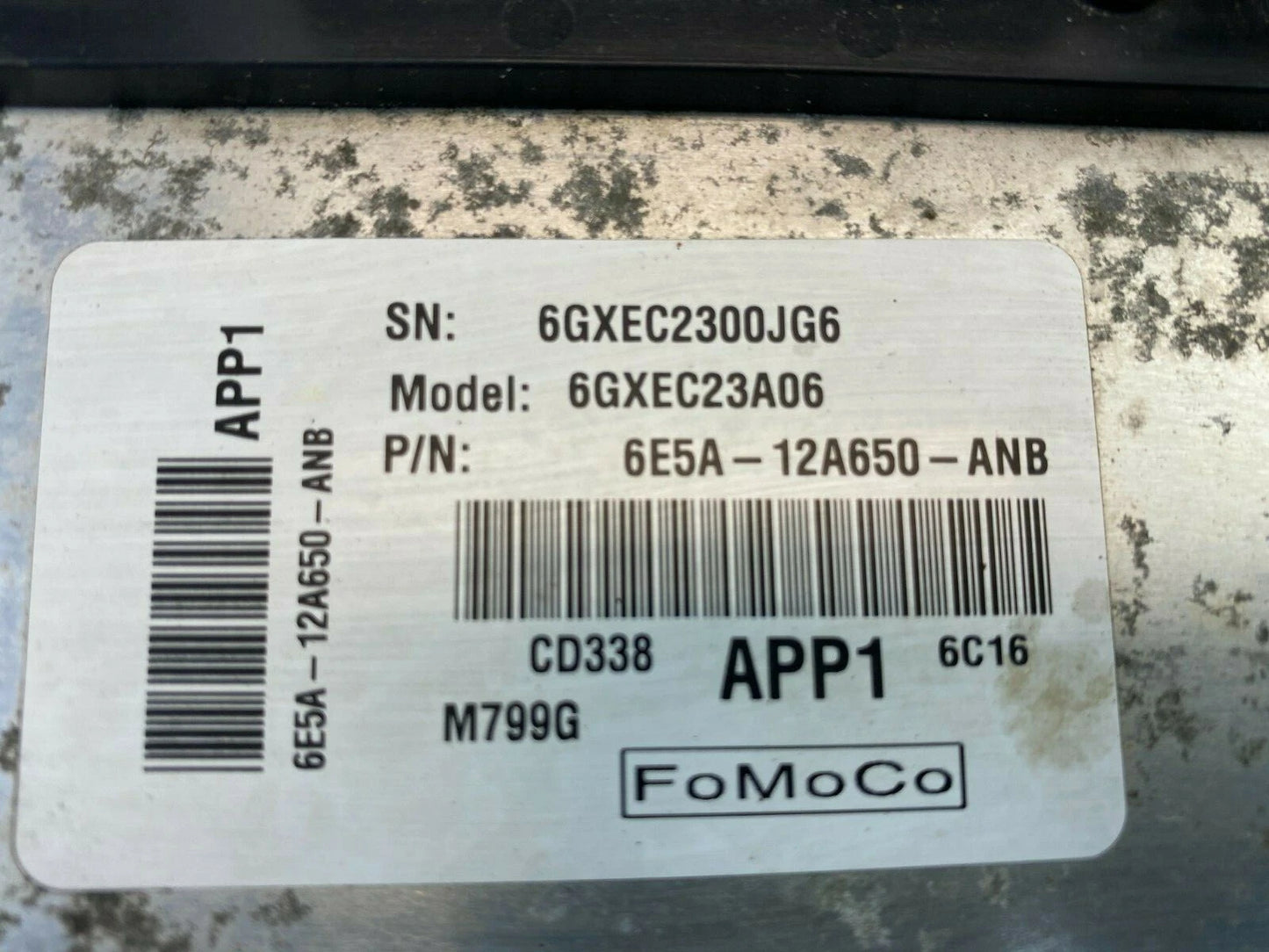 2006-2007 FORD FUSION 2.3L AT ENGINE COMPUTER CONTROL MODULE PCM ECM OEM