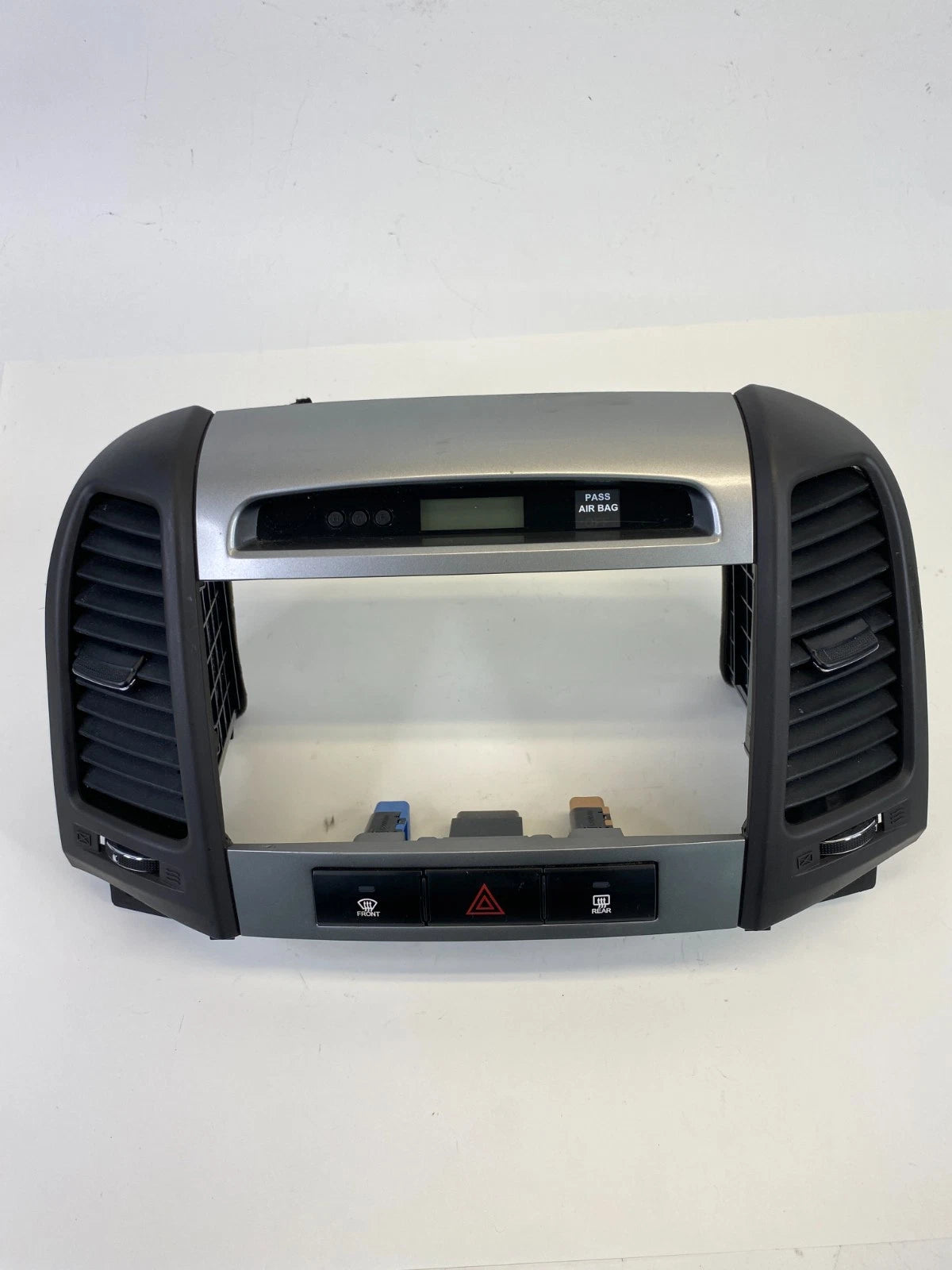 10-12 Hyundai Santa Fe Dash Radio Clock Climate Control Trim Bezel 94520-2B000