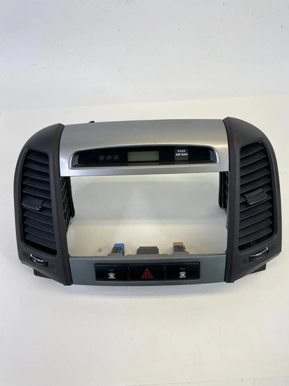 10-12 Hyundai Santa Fe Dash Radio Clock Climate Control Trim Bezel 94520-2B000