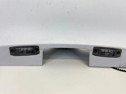 2005-2008 HYUNDAI TUCSON REAR LIFT GATE HATCH LICENSE PLATE TRIM MOLDING OEM