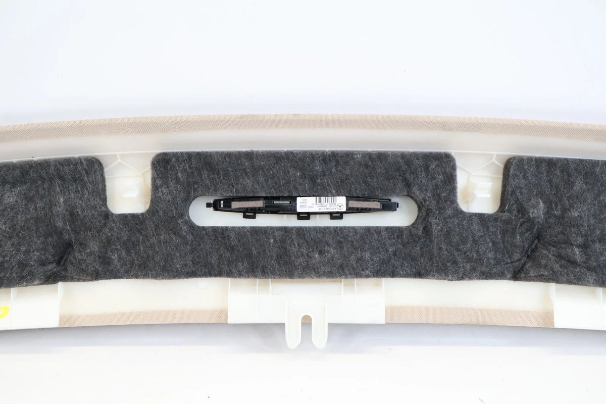 10-16 MERCEDES-BENZ E350 REAR UPPER ROOF HEADLINER TRIM PANEL COVER A2126901650
