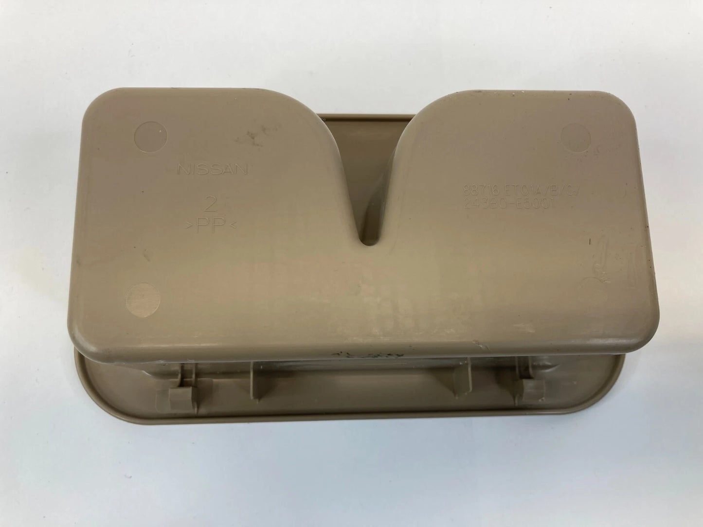 2007-2009 NISSAN SENTRA REAR CENTER CUP HOLDER CONSOLE ASSEMBLY 243B0-E5001 OEM