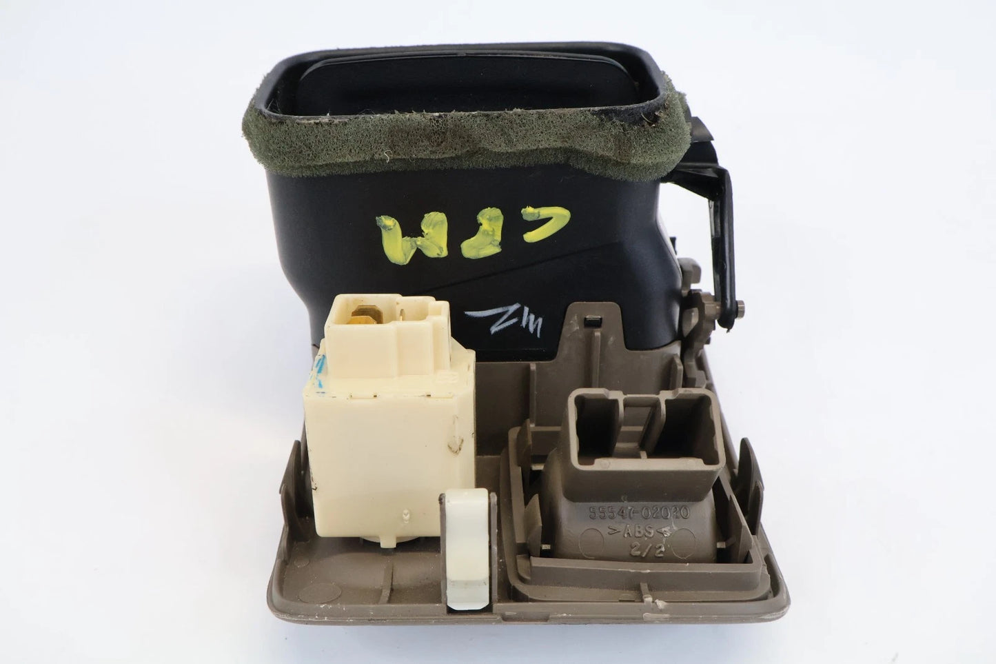 1998-2002 TOYOTA COROLLA DASH LEFT AIR VENT COIN HOLDER DIMMER SWITCH BEIGE OEM