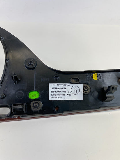 2009-2011 Volkswagen CC Dash Dash Cluster Speedometer Trim w/ Hazard Switch