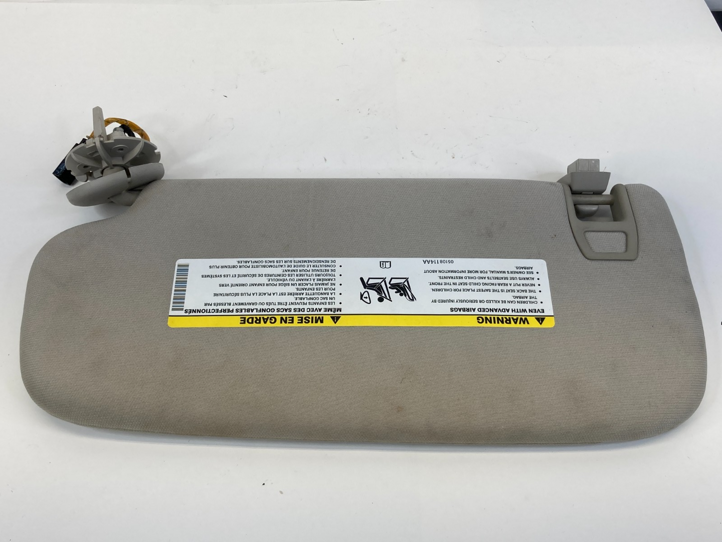 2011-2023 Dodge Durango Roof Left & Right Sunvisor Sun Visor Shade Set Pair OEM