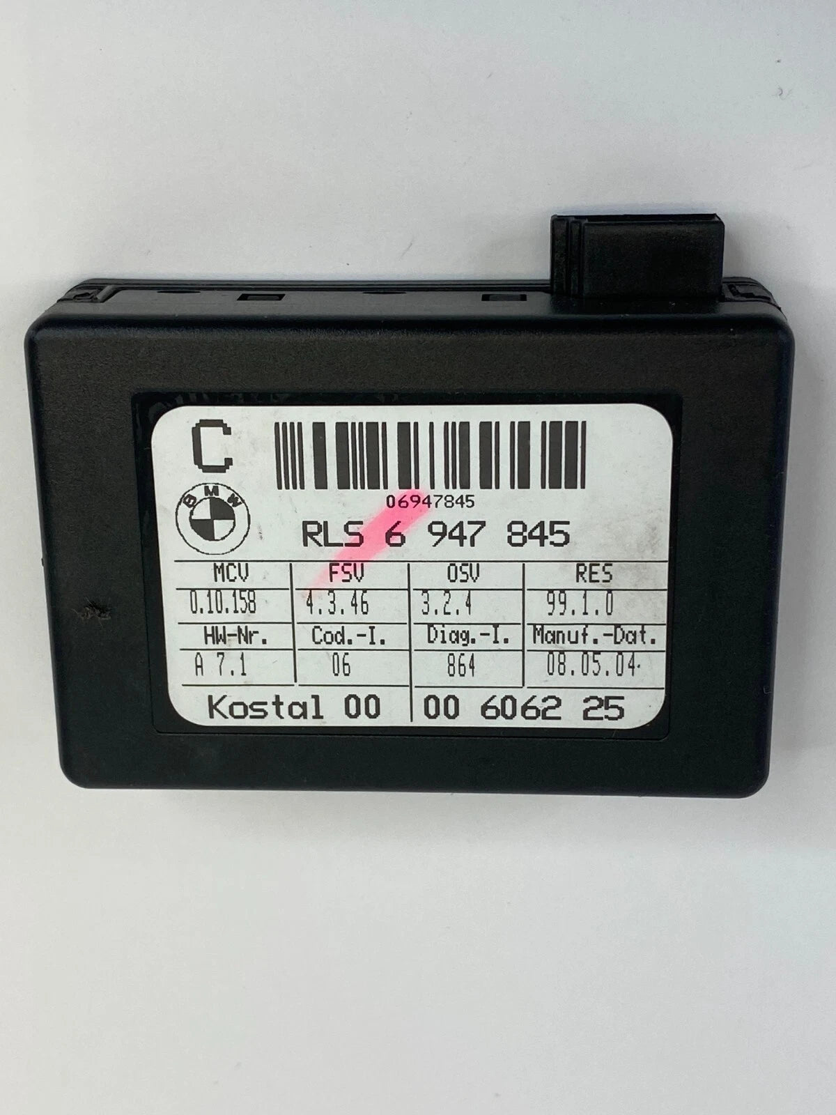 2002-2005 BMW 745I AUTOMATIC RAIN SENSOR WINDSHIELD LIGHT MODULE RLS6947845 OEM