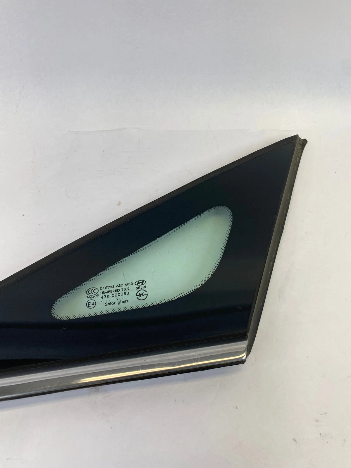 2011-2015 HYUNDAI SONATA QUARTER WINDOW GLASS REAR RIGHT OEM FACTORY 87820-3S100