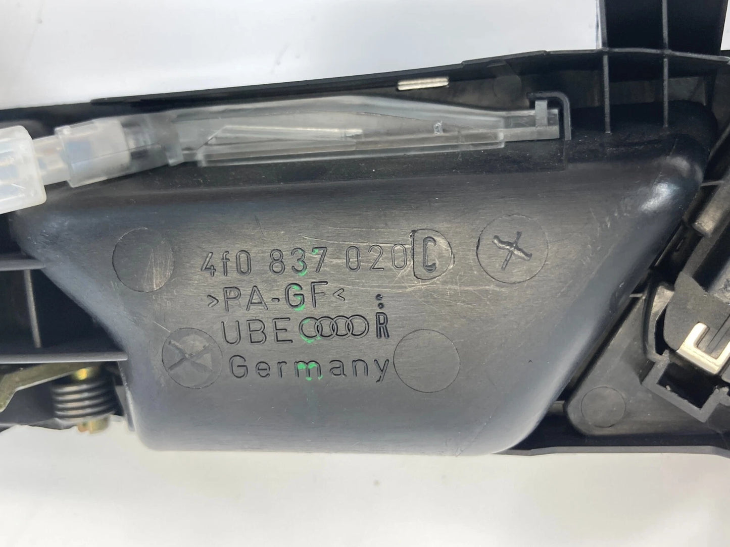 05-11 AUDI A6 QUATTRO FRONT RIGHT SIDE INNER DOOR HANDLE W/TWEETER 4F0837020C