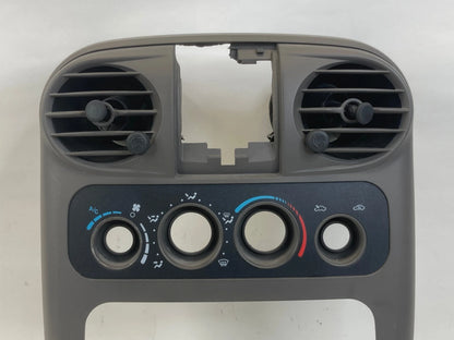 01-05 CHRYSLER PT CRUISER DASH CENTER CLIMATE TRIM BEZEL PANEL W AC VENTS OEM