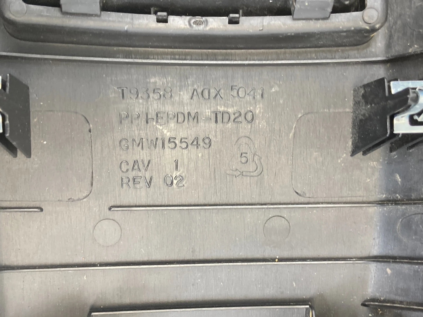 2011-2016 CHEVROLET CRUZE REAR BACK CENTER CONSOLE PANEL COVER TRIM GMW15549 OEM