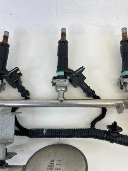 12-18 CHEVY SONIC 11-15 CRUZE 1.8L ENGINE FUEL INJECTION RAIL W/ INJECTORS ASSY