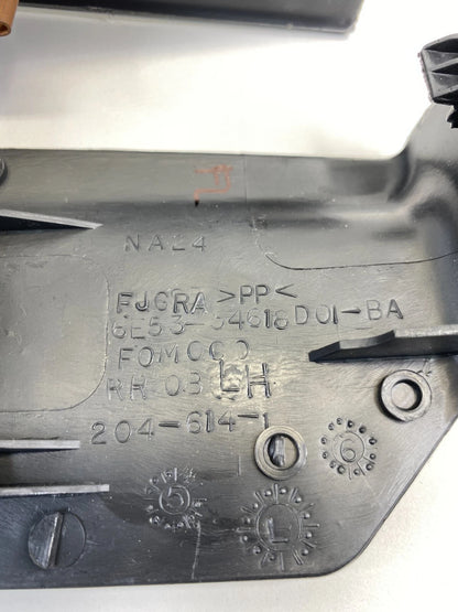 2010-2012 FORD FUSION REAR LEFT DRIVER SEAT OUTER RAIL COVER 6E53-54618D01-BA