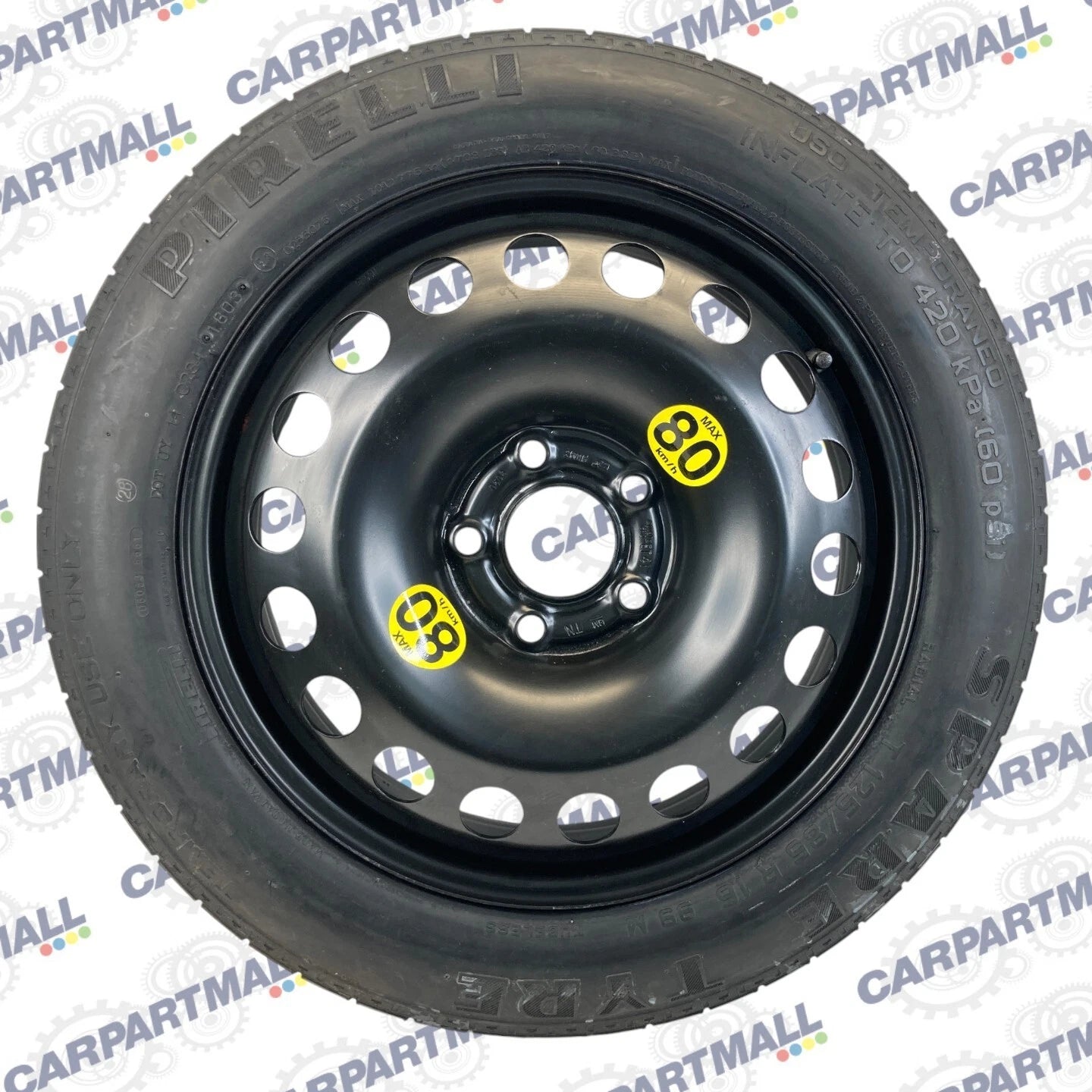 2003-2011 SAAB 9-3 93 COMPACT DONUT SPARE TIRE WHEEL RIM T125/85 R16 99M OEM