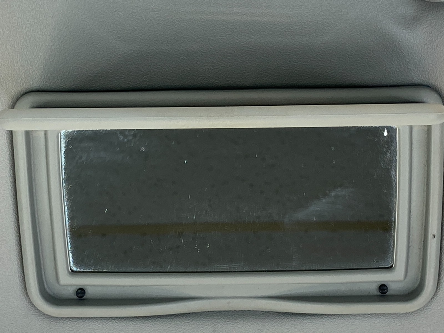 2008-2017 Mitsubishi Lancer Front Right Passenger Sunvisor Sun Visor Shade Grey