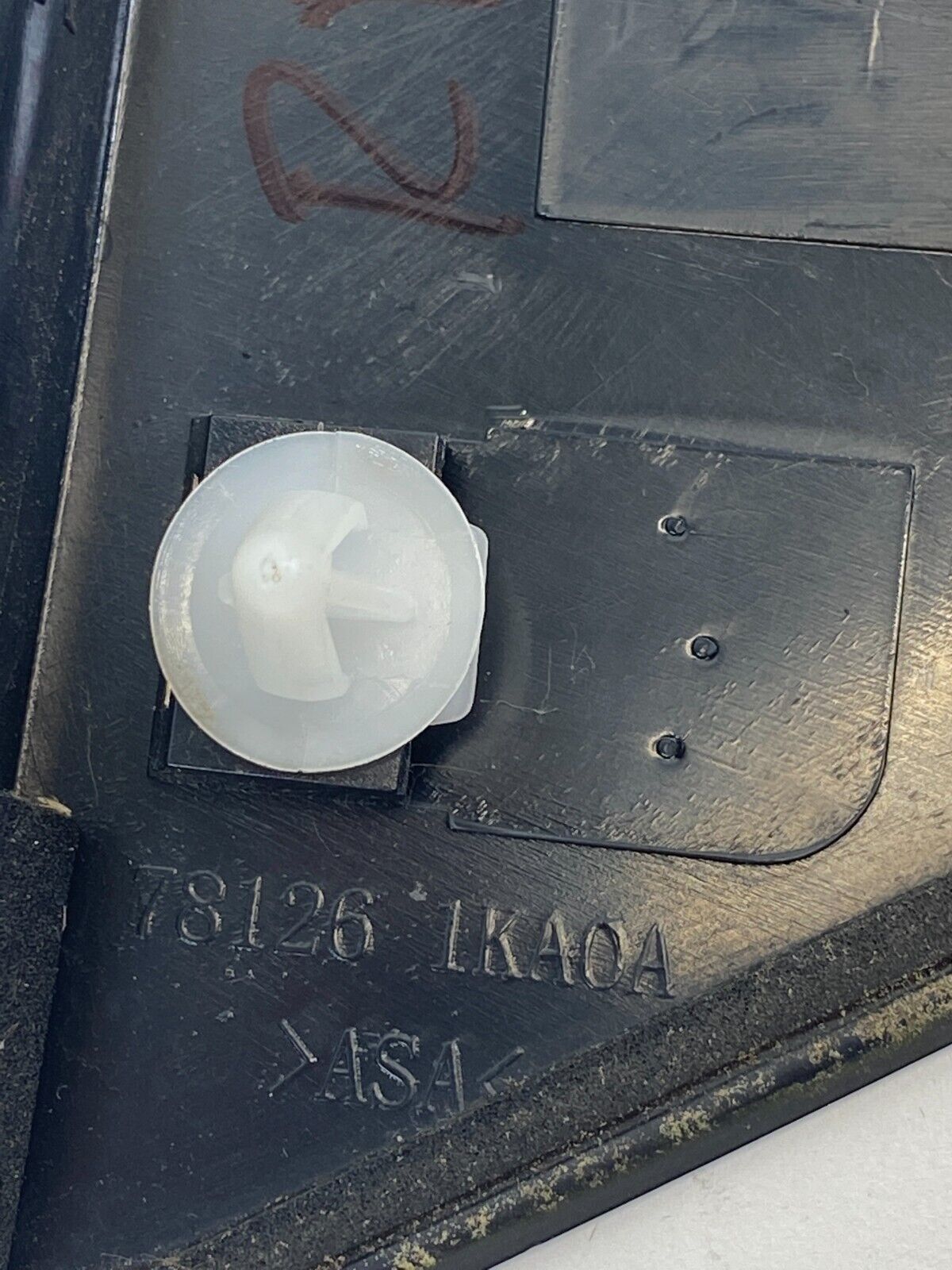 2011-2017 Nissan Juke Rear Right Side Exterior Corner Trim Panel 78127-1KA0A