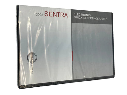 2008 08 NISSAN SENTRA ELECTRONIC QUICK REFERENCE GUIDE BOOK OEM