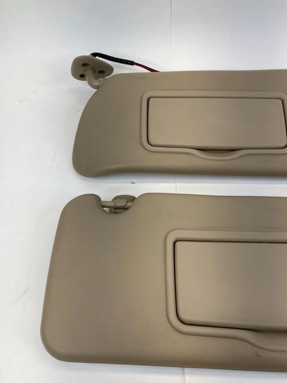 2004-2009 CADILLAC SRX FRONT LEFT RIGHT SUNVISORS PAIR SET ASSY UNIT OEM FACTORY