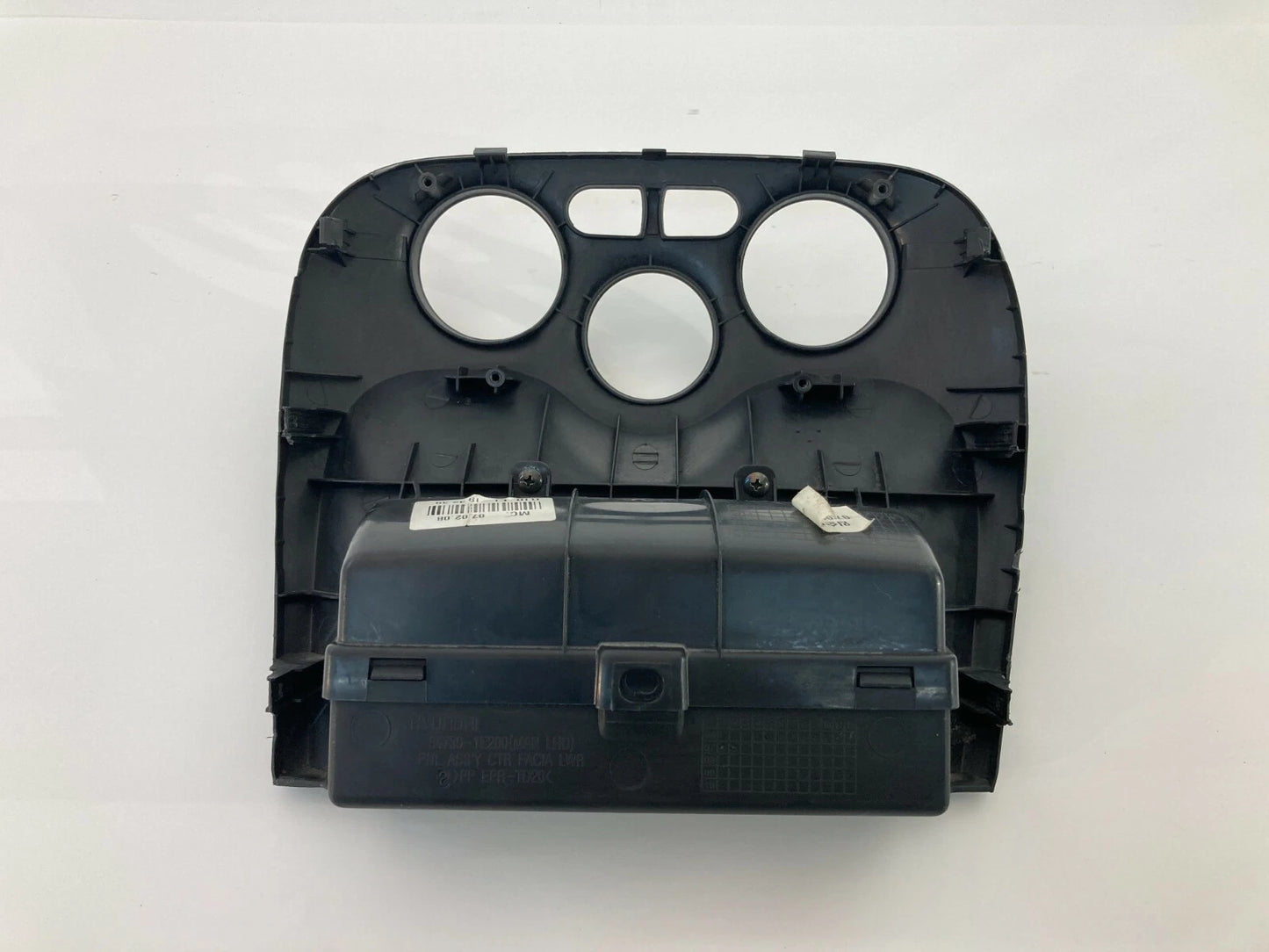 2007 HYUNDAI ACCENT AC HEATER TEMPERATURE CLIMATE CONTROL BEZEL PANEL 84730-1E20