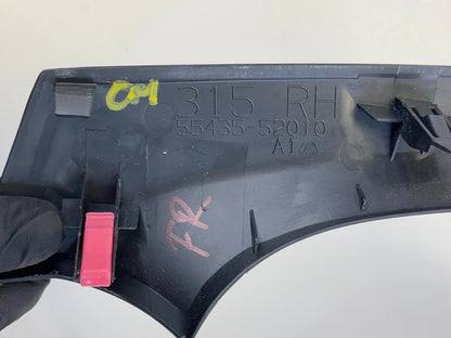 2006-2011 TOYOTA YARIS CENTER RIGHT DASH END FINISH PANEL TRIM 55435-52010 OEM