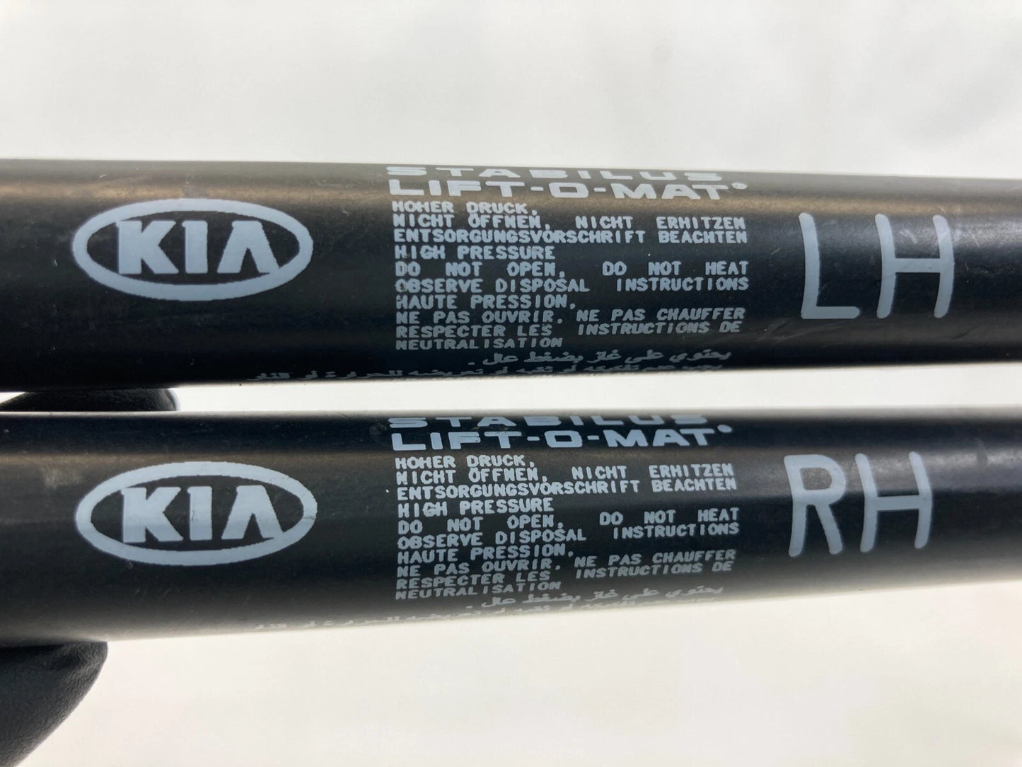 2010-2013 KIA SOUL REAR TRUNK LIFTGATE SUPPORT STRUTS SHOCKS PAIR 817802K000 OEM