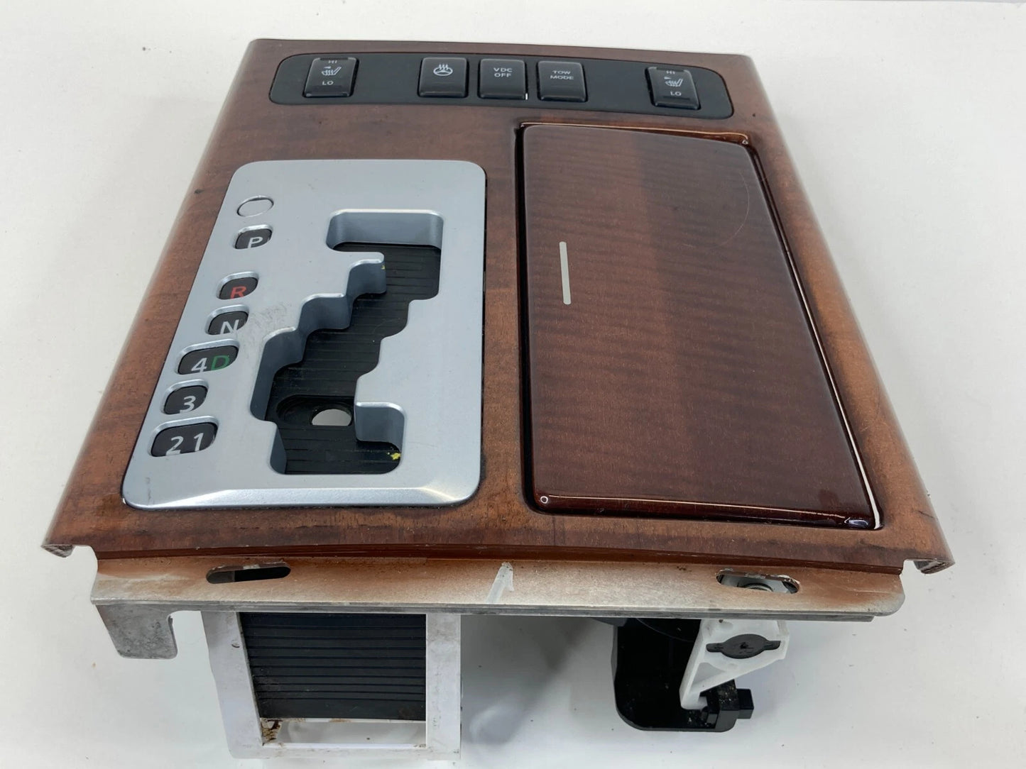 08-10 INFINITI QX56 08-15 NISSAN ARMADA CENTER CONSOLE SHIFTER BEZEL CUP HOLDER