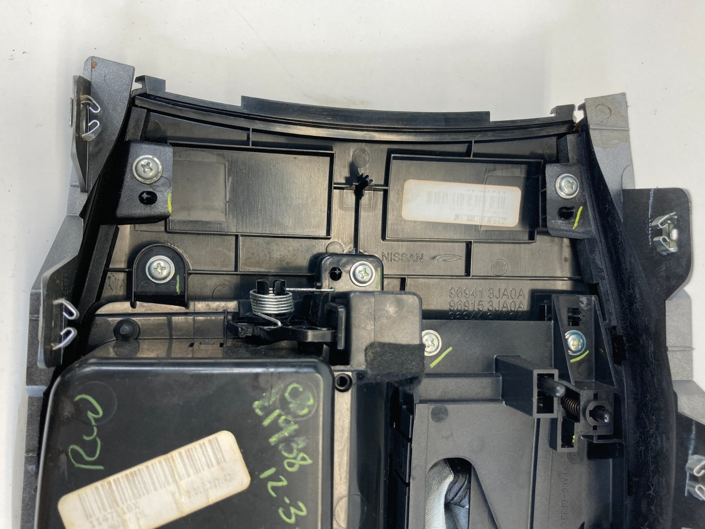 2013 Infiniti JX35 A/T Center Console Gear Shifter Trim Bezel w/ Swtches OEM