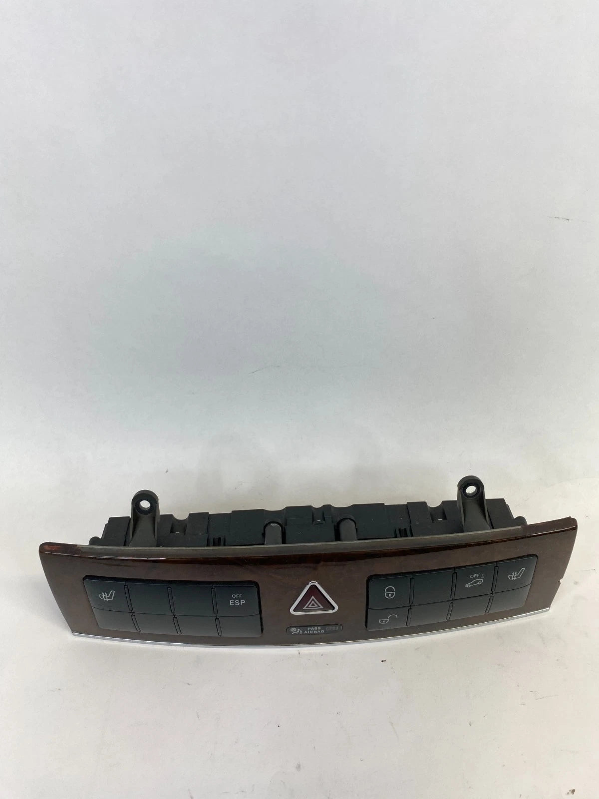 2005 MERCEDES C240 C320 HAZARD & SEAT HEATED CONTROL SWITCH WOOD OEM 2036808082