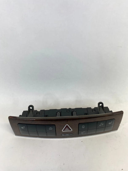 2005 MERCEDES C240 C320 HAZARD & SEAT HEATED CONTROL SWITCH WOOD OEM 2036808082